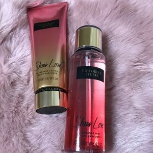 Victoria’s Secret Sheer Love Body Mist and Lotion